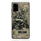 Personalized U.S Soldier/Veterans Phone Case Printed 22MAR-LN31