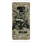 Personalized U.S Soldier/Veterans Phone Case Printed 22MAR-LN31