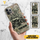 Personalized U.S Soldier/Veterans Phone Case Printed 22MAR-LN31