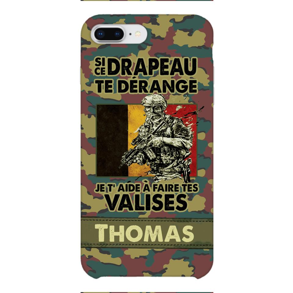 Personalized Belgian Soldier/Veterans Phone Case Printed 22MAR-QH31