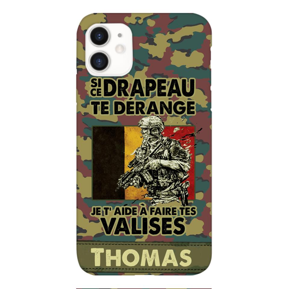 Personalized Belgian Soldier/Veterans Phone Case Printed 22MAR-QH31