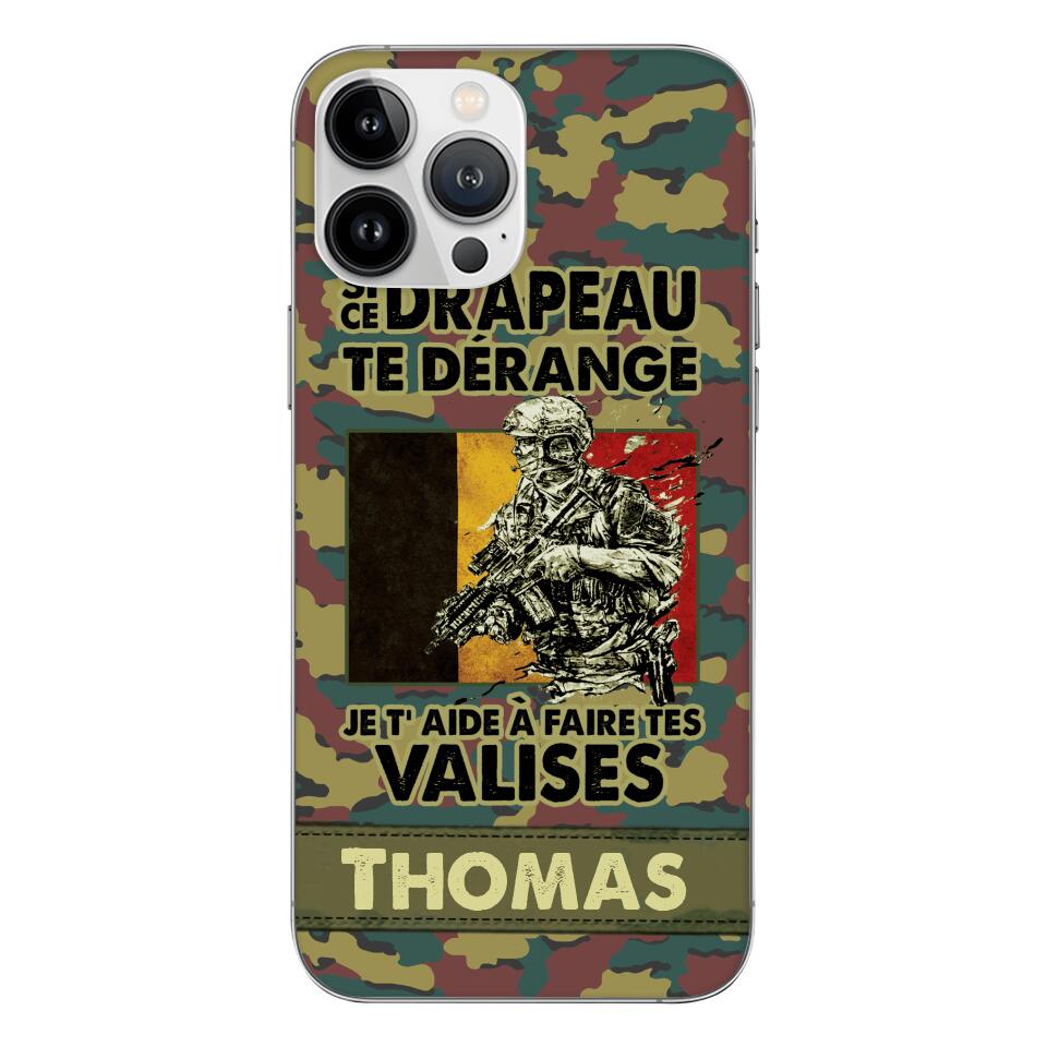 Personalized Belgian Soldier/Veterans Phone Case Printed 22MAR-QH31