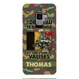 Personalized Belgian Soldier/Veterans Phone Case Printed 22MAR-QH31