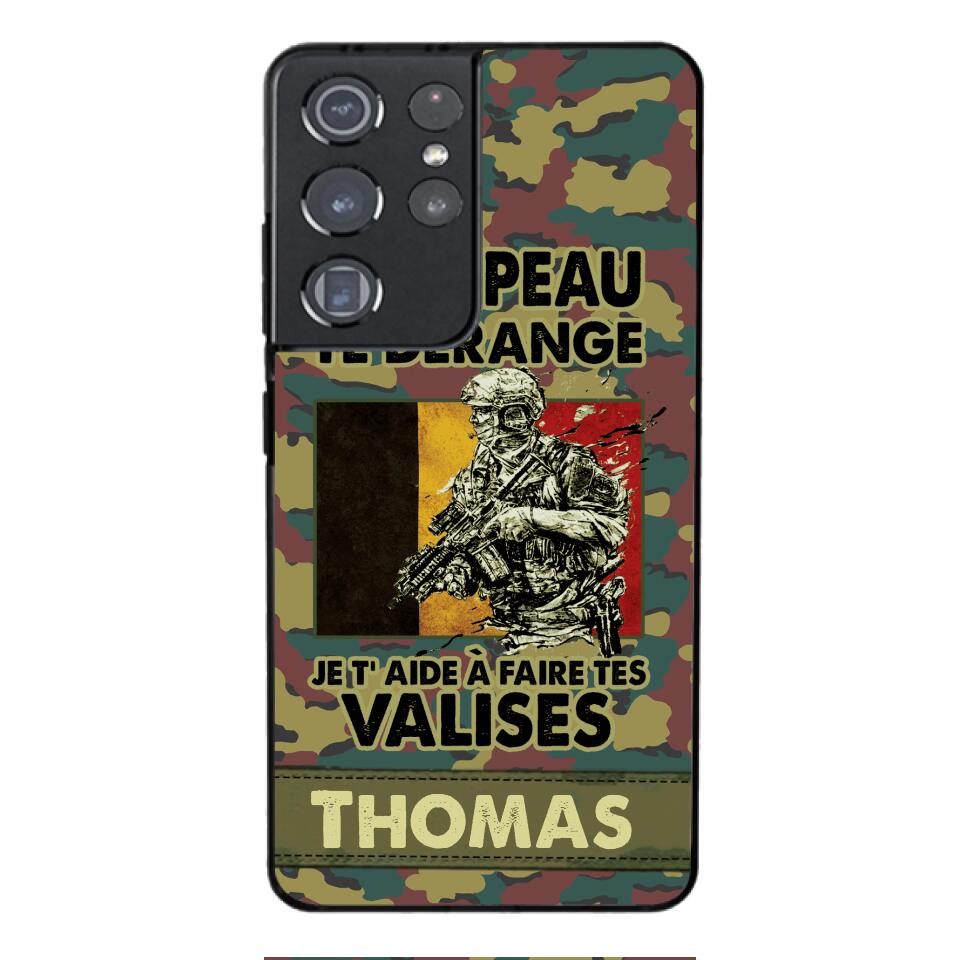 Personalized Belgian Soldier/Veterans Phone Case Printed 22MAR-QH31