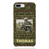 Personalized Slovak Soldier/Veterans Phone Case Printed 22MAR-QH31