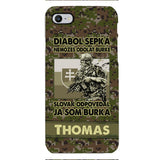 Personalized Slovak Soldier/Veterans Phone Case Printed 22MAR-QH31