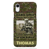 Personalized Slovak Soldier/Veterans Phone Case Printed 22MAR-QH31