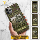 Personalized Slovak Soldier/Veterans Phone Case Printed 22MAR-QH31