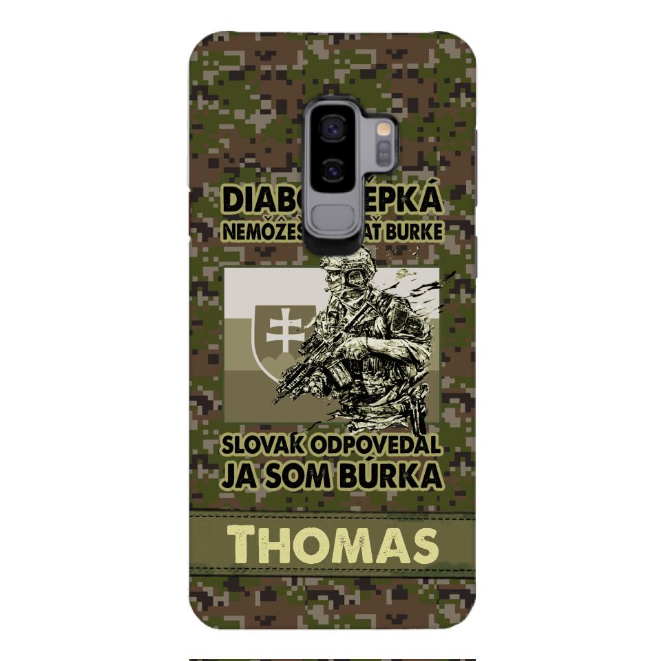 Personalized Slovak Soldier/Veterans Phone Case Printed 22MAR-QH31