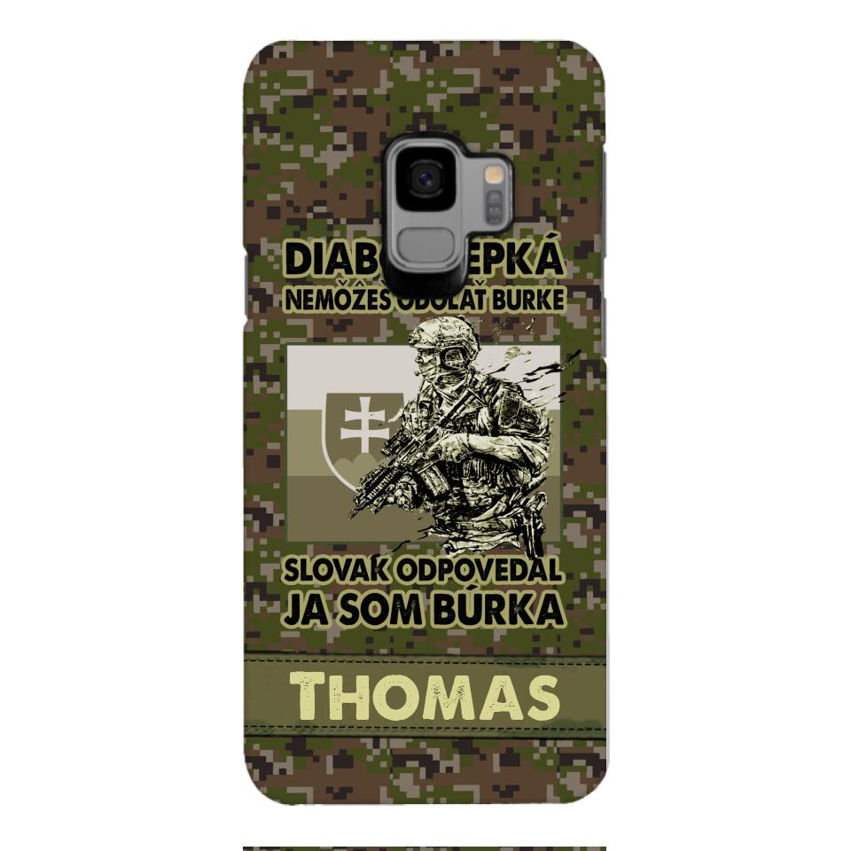 Personalized Slovak Soldier/Veterans Phone Case Printed 22MAR-QH31