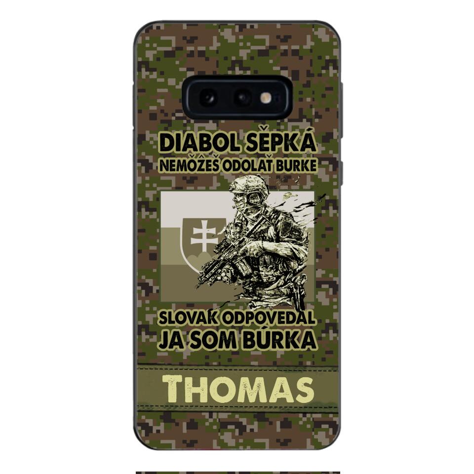 Personalized Slovak Soldier/Veterans Phone Case Printed 22MAR-QH31