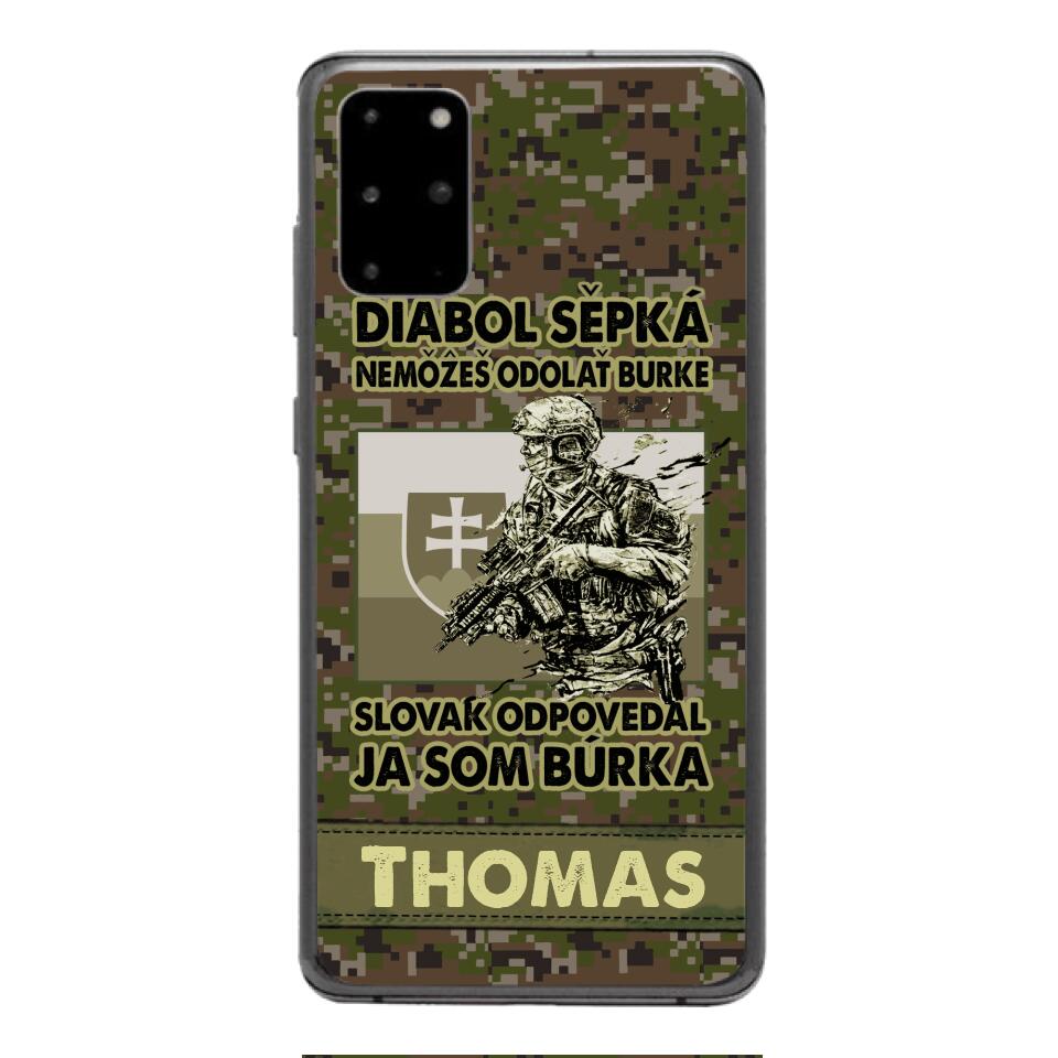 Personalized Slovak Soldier/Veterans Phone Case Printed 22MAR-QH31