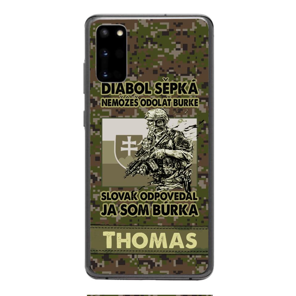 Personalized Slovak Soldier/Veterans Phone Case Printed 22MAR-QH31