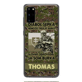 Personalized Slovak Soldier/Veterans Phone Case Printed 22MAR-QH31