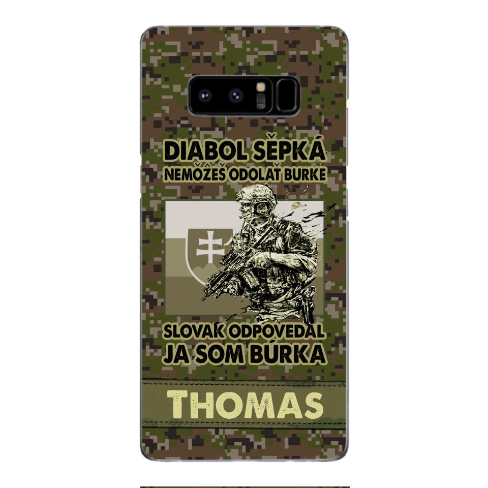 Personalized Slovak Soldier/Veterans Phone Case Printed 22MAR-QH31
