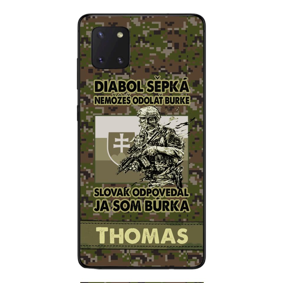 Personalized Slovak Soldier/Veterans Phone Case Printed 22MAR-QH31