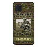 Personalized Slovak Soldier/Veterans Phone Case Printed 22MAR-QH31