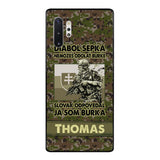 Personalized Slovak Soldier/Veterans Phone Case Printed 22MAR-QH31