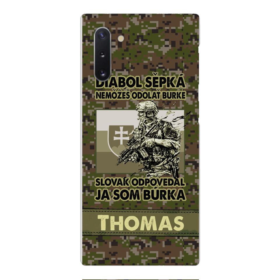 Personalized Slovak Soldier/Veterans Phone Case Printed 22MAR-QH31