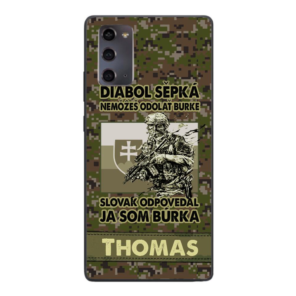 Personalized Slovak Soldier/Veterans Phone Case Printed 22MAR-QH31