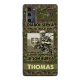 Personalized Slovak Soldier/Veterans Phone Case Printed 22MAR-QH31