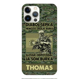 Personalized Spanish Soldier/Veterans Phone Case Printed 22MAR-QH31