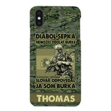 Personalized Spanish Soldier/Veterans Phone Case Printed 22MAR-QH31