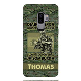 Personalized Spanish Soldier/Veterans Phone Case Printed 22MAR-QH31