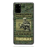 Personalized Spanish Soldier/Veterans Phone Case Printed 22MAR-QH31
