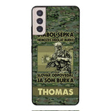Personalized Spanish Soldier/Veterans Phone Case Printed 22MAR-QH31