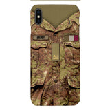 Personalized Italian Soldier/Veterans Phone Case Printed 22MAR-HQ31