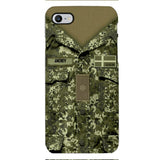 Personalized Danish Soldier/Veterans Phone Case Printed 22MAR-HQ31