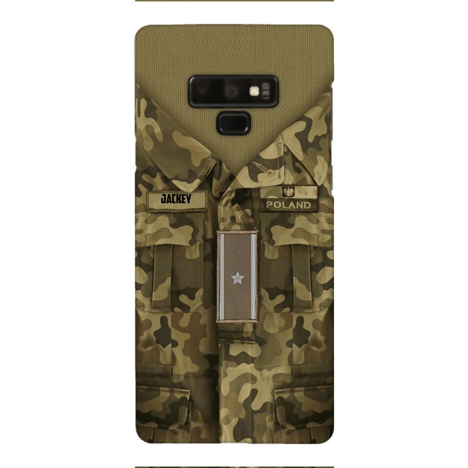 Personalized Polish Soldier/Veterans Phone Case Printed 22MAR-HQ31