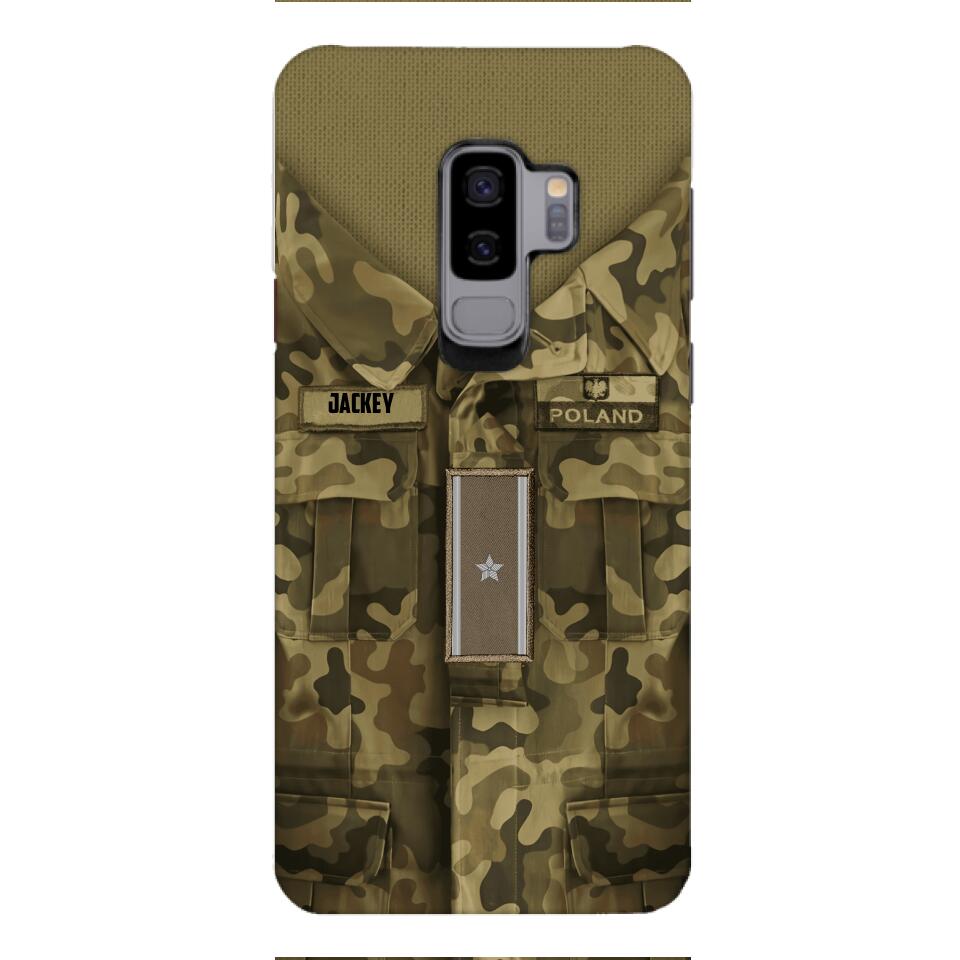 Personalized Polish Soldier/Veterans Phone Case Printed 22MAR-HQ31