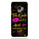 Personalized Birthday's Girl Phone Case Printed V3Q 0104