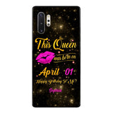Personalized Birthday's Girl Phone Case Printed V3Q 0104