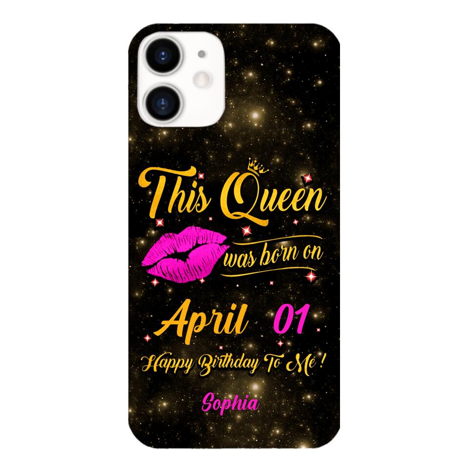 Personalized Birthday's Girl Phone Case Printed V3Q 0104