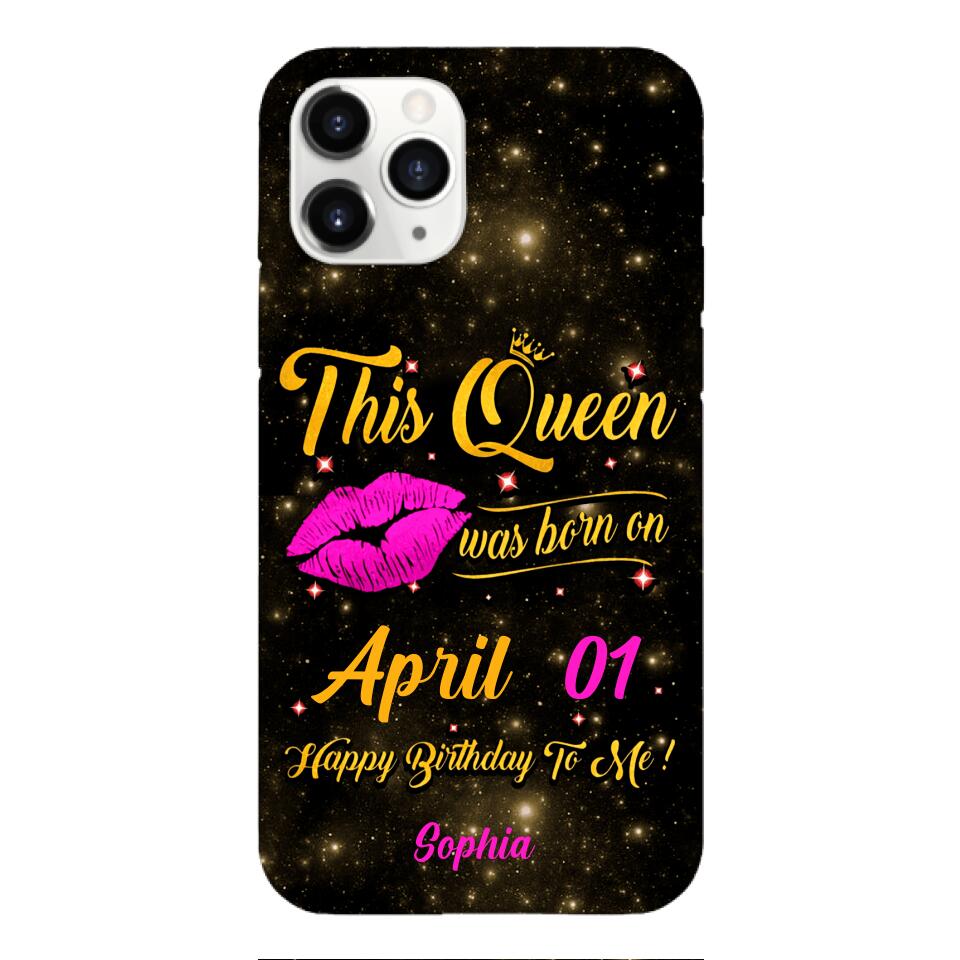 Personalized Birthday's Girl Phone Case Printed V3Q 0104