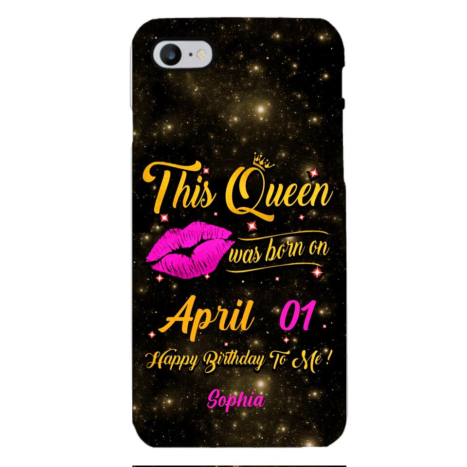 Personalized Birthday's Girl Phone Case Printed V3Q 0104