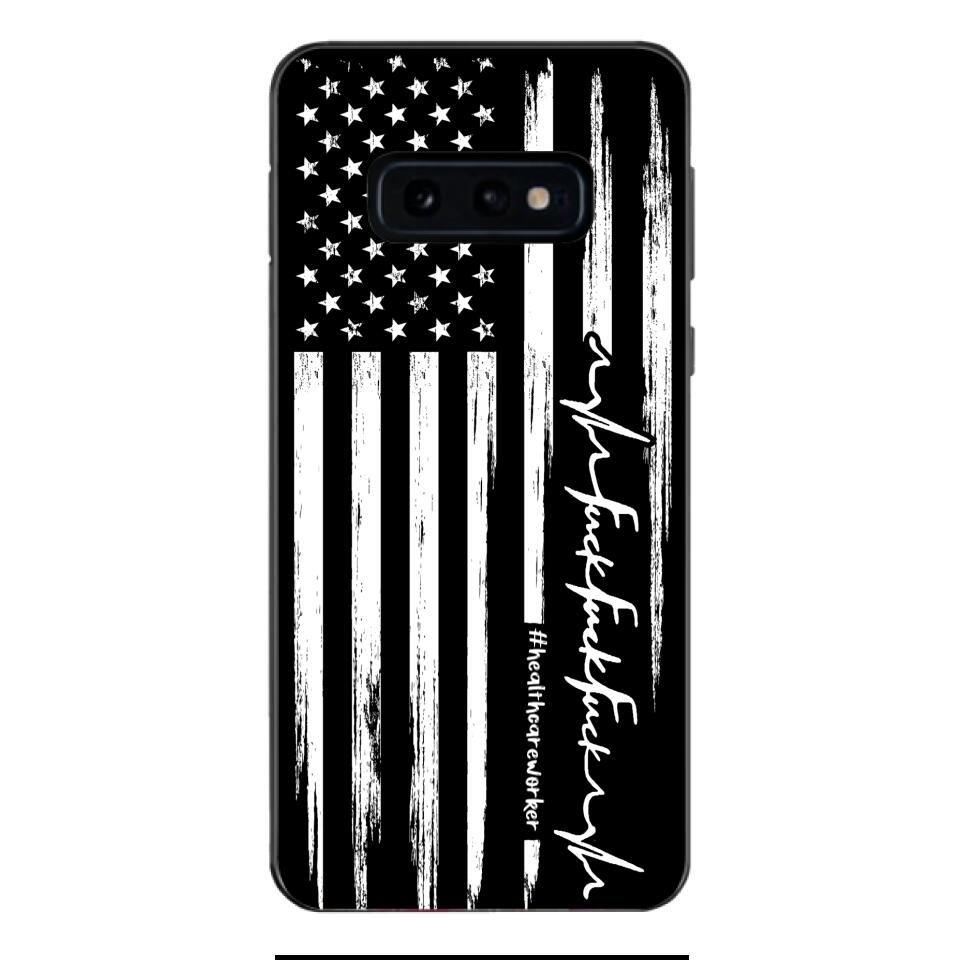 PERSONALIZED NURSE WITH HASHTAG PHONCASE QTVQ0104