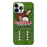 PERSONALIZED BASEBALL GRANDMA PHONECASE M3Q 0104