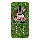 PERSONALIZED BASEBALL GRANDMA PHONECASE M3Q 0104