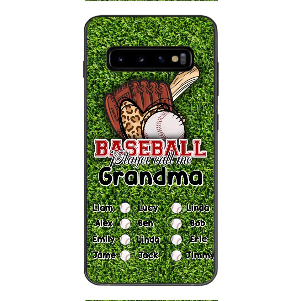 PERSONALIZED BASEBALL GRANDMA PHONECASE M3Q 0104