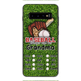 PERSONALIZED BASEBALL GRANDMA PHONECASE M3Q 0104