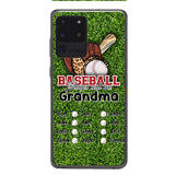PERSONALIZED BASEBALL GRANDMA PHONECASE M3Q 0104