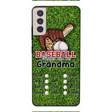 PERSONALIZED BASEBALL GRANDMA PHONECASE M3Q 0104