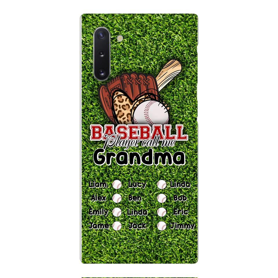 PERSONALIZED BASEBALL GRANDMA PHONECASE M3Q 0104