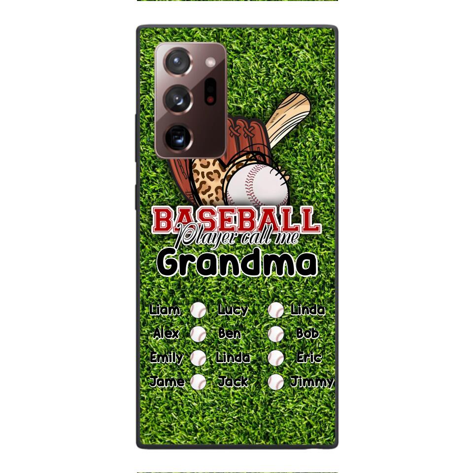 PERSONALIZED BASEBALL GRANDMA PHONECASE M3Q 0104