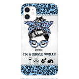 Personalized Simple Woman Love Camping Phone Case Printed 22APR-DT01