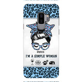 Personalized Simple Woman Love Camping Phone Case Printed 22APR-DT01
